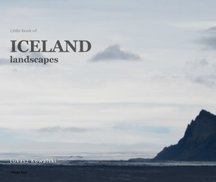 Liitle book of Iceland landscapes book cover