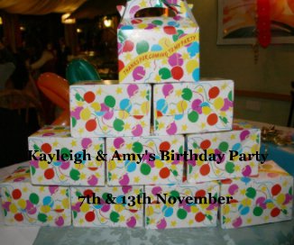 Kayleigh & Amy's Birthday Party book cover