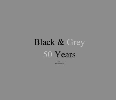 Black and Grey book cover