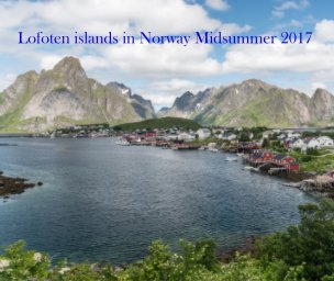 Lofoten islands in Norway 2017 book cover