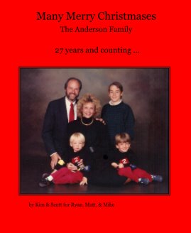 Many Merry Christmases The Anderson Family book cover