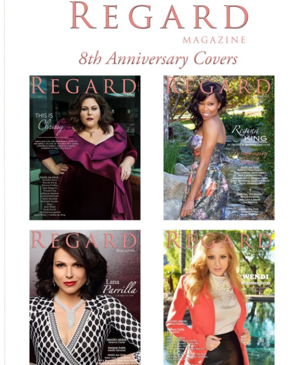 Visualizza Regard Magazine 8th Anniversary Covers di Regard Magazine