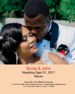 Scola & John Wedding Sept 01, 2017 Album book cover