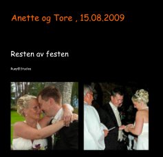 Anette og Tore , 15.08.2009 book cover
