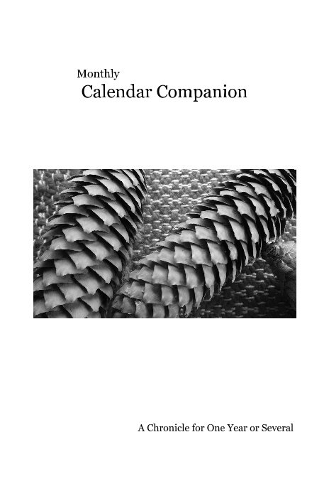 View Monthly Calendar Companion by Alice Montie