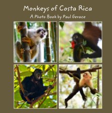 Monkeys of Costa Rica - A Photo Book by Paul Gerace book cover