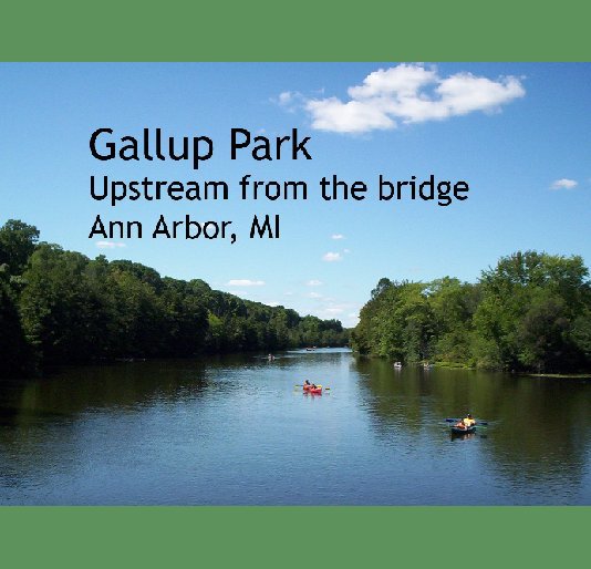 Ver Gallup Park - Upstream from the bridge por Nigel Holes