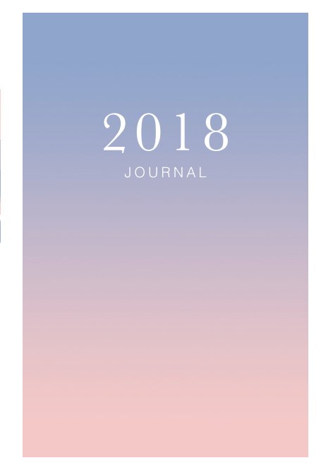 View Journal 2018 Rose Quartz Serenity/Aquarelle by Sophie Dorn
