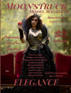 Elegance Moonstruck Model Magazine Issue #35 November 2017 book cover