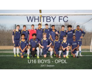 2017 Whitby U16 Boys OPDL book cover