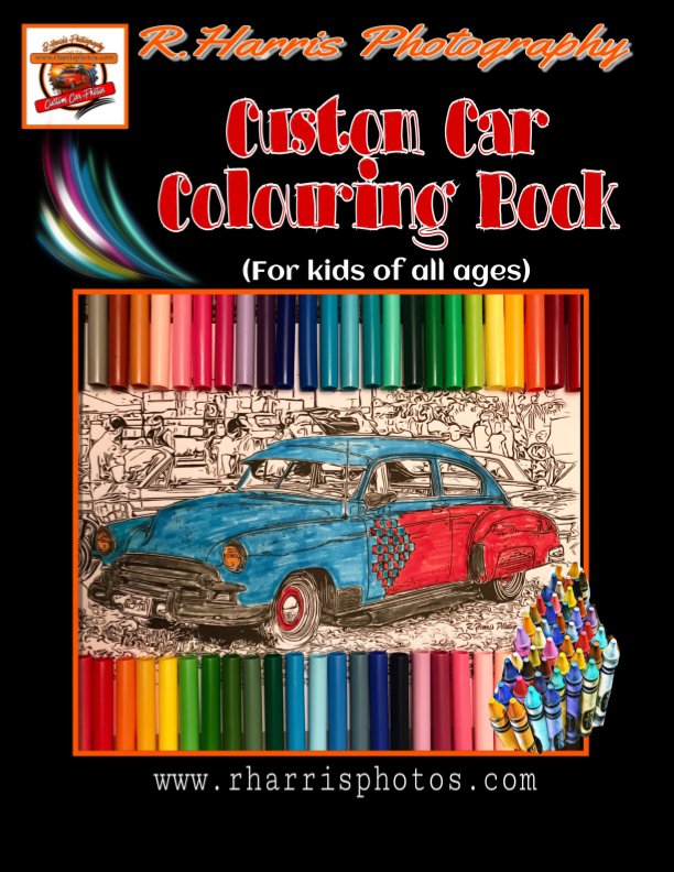 View Custom Car Colouring Book by R Harris Photography