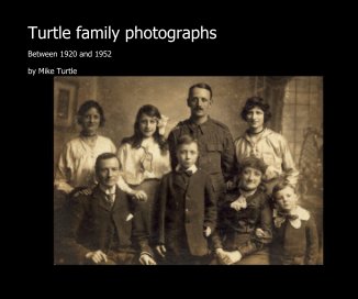 Turtle family photographs book cover