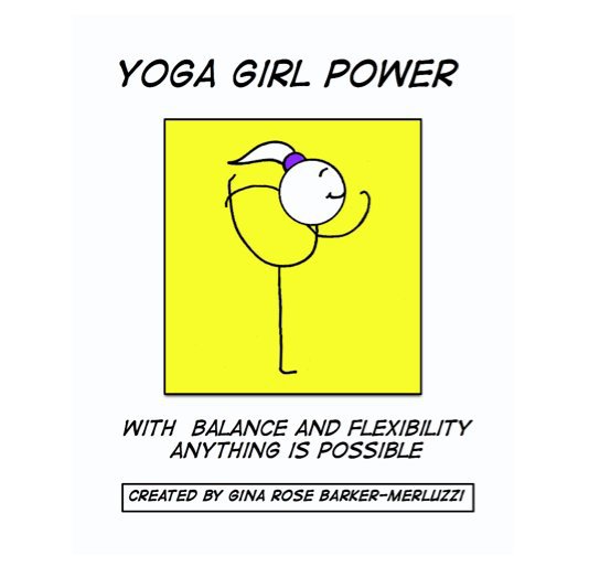 View Yoga Girl Power by Gina Rose Barker-Merluzzi