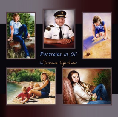 Portraits in Oil by Susanne Gardner book cover