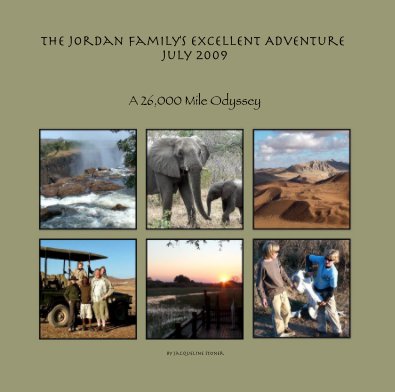 The Jordan Family's Excellent Adventure July 2009 book cover
