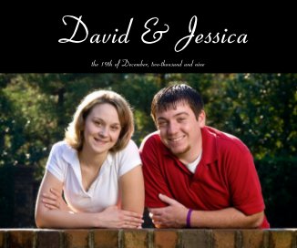 David & Jessica Guestbook book cover