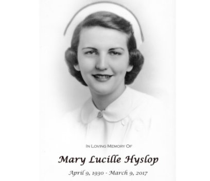 Mary Lu Hyslop book cover