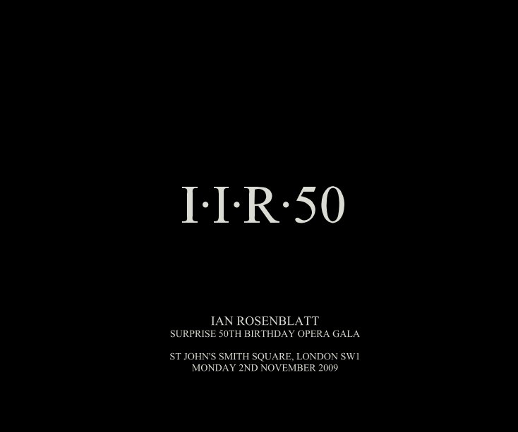 Ver I·I·R·50 por Jonathan Rose & Simon Weir
