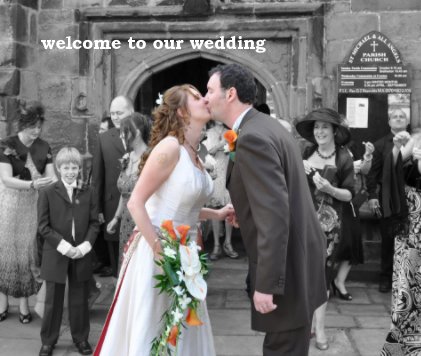 welcome to our wedding book cover
