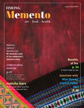 Hmong Memento Magazine book cover