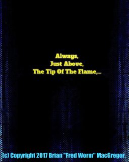 Always, Just Above, The Tip Of The Flame,... book cover