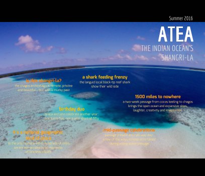 S.V. Atea: Chagos book cover