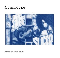 Cyanotype book cover