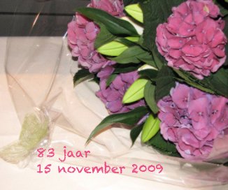 83 jaar 15 november 2009 book cover