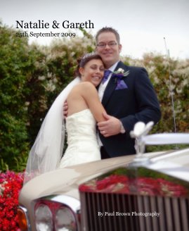 Natalie & Gareth 25th September 2009 book cover