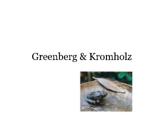 Greenberg & Kromholz book cover