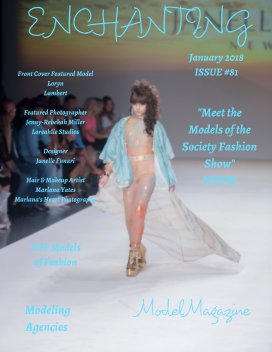 Issue 81 NYFW Designer Janelle Funari & Photographer Jenny-Rebekah Miller Enchanting Model Magazine January 2018 book cover