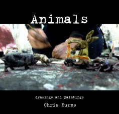 Animals drawings and paintings Chris Burns book cover