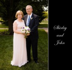 Shirley and John wedding album book cover