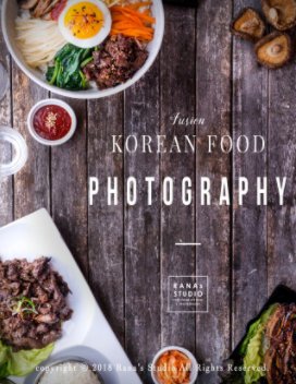 Korean food photography book cover