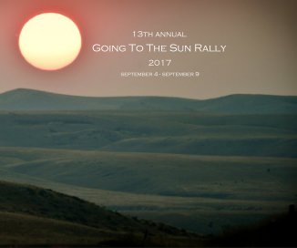 Going To The Sun Rally 2017 book cover