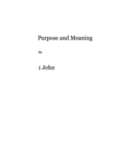 The First Epistle of John book cover