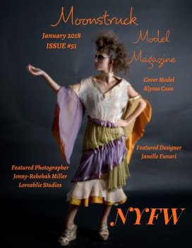 Issue #51  Moonstruck Model Magazine NYFW Janelle Funari January 2018 book cover