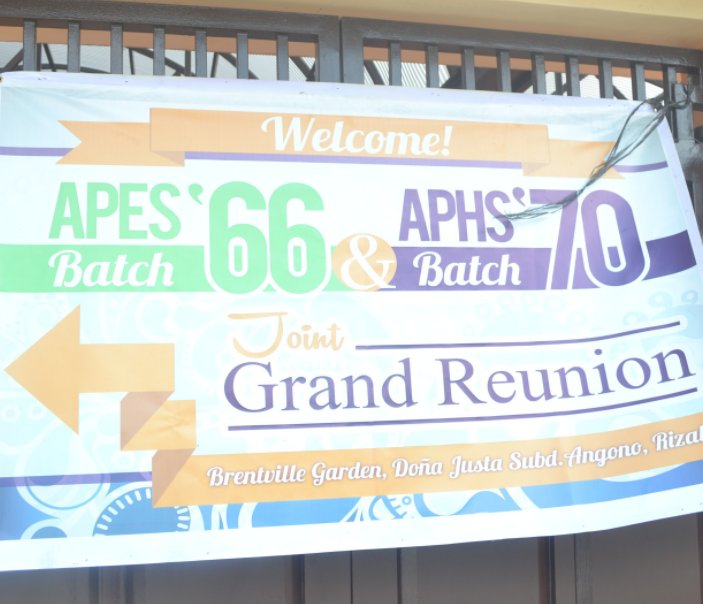 Visualizza APES 1966 and APHS 1970 
 Batch Reunion di Ruben Reyes