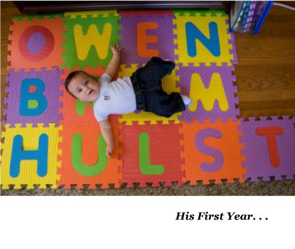 His First Year. . . book cover