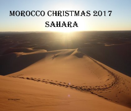 Morocco Christmas 2017 SAHARA book cover