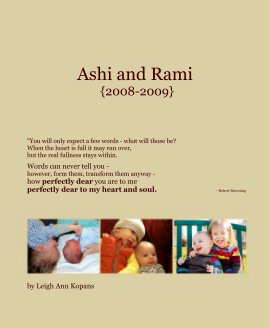 Ashi and Rami {2008-2009} book cover