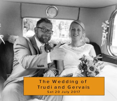 Trudi and Gervais - Wedding book cover