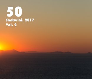 50. Santorini. 2017 book cover