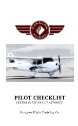 Pilot Checklist, Cessna C172S REV 2.5 book cover
