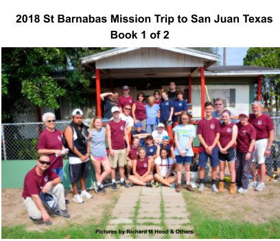 018 St Barnabas Mission Trip Book 1 of 2 book cover