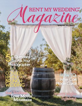 RENT MY WEDDING Magazine - Spring 2018 book cover