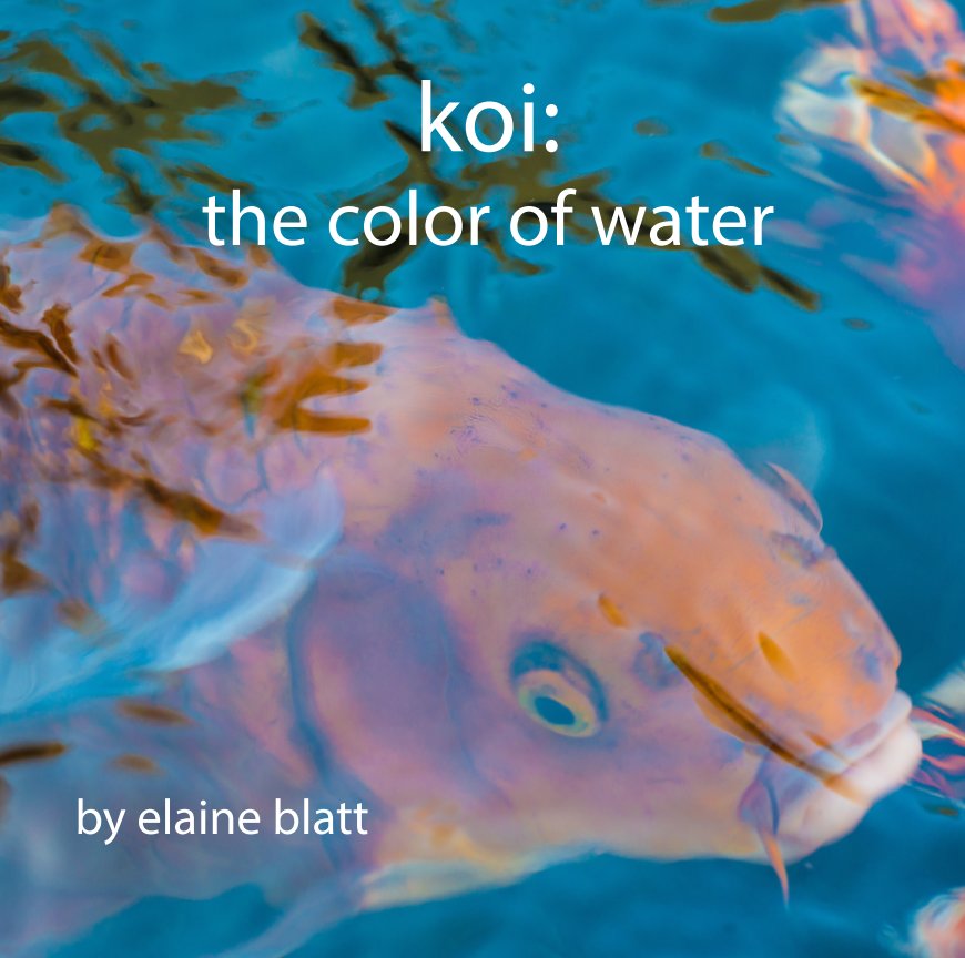 Ver koi: the color of water por elaine blatt