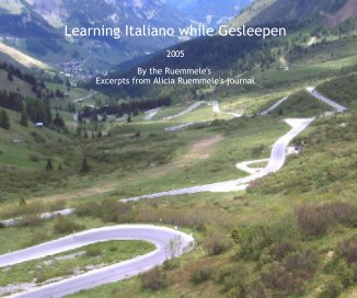Learning Italiano while Gesleepen book cover