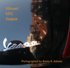Vibrant NYC Vespas book cover
