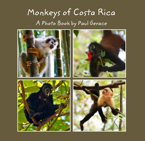 Monkeys of Costa Rica - A Photo Book by Paul Gerace nach Paul Gerace anzeigen